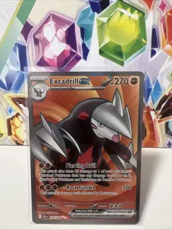 Excadrill ex 160/086 Full Art (FA) Double Rare - Pokemon TCG Black Bolt - NM - Image 1