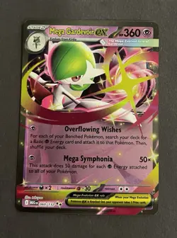 Mega Gardevoir EX 060/132 Mega Evolution Double Rare Pokemon TCG - Image 1