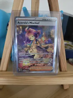Pokemon TCG Mega Evolutions 183/132 Acerola's Mischief -SIR- En- Nm/M - Image 1