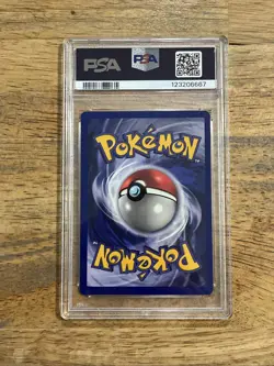 GRADED PSA 8 1999 Pokemon Fossil Gambler #60 - Image 2
