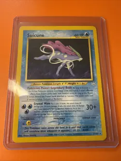 Pokemon TCG Suicune 27/64 Neo Revelation Regular LP Rare Free Shipping! - Image 1
