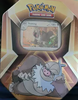 Pokemon TCG - Slaking - Triple Whammy - Collectors Tin - Factory Sealed - New - Image 1