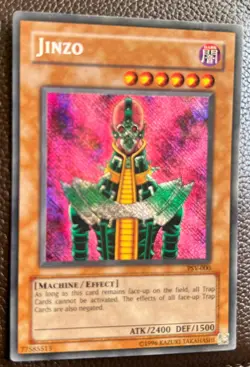 | Jinzo - PSV-000 Unlimited | Reverse Secret Rare | Holofoil Misprint Error | MP - Image 1