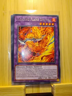 Fighting Flame Dragon MZMI-EN005 Rare 1st Edition YuGiOh - Image 1