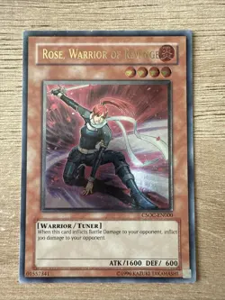 Yugioh Rose Warrior Of Revenge CSOC-EN000 - Ultimate Rare - LP - Image 1
