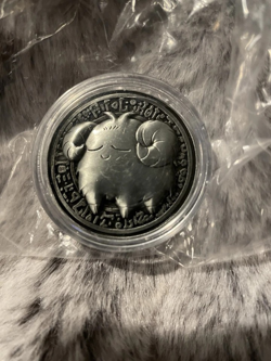 YUGIOH Scapegaot Silver Coin Yu-Gi-Oh! YCS Pre-Registration KONAMI OFFICIAL - Image 1