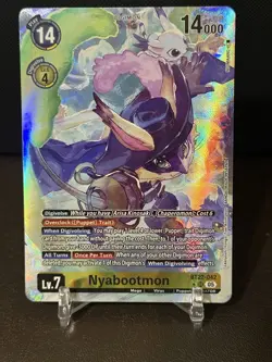 Digimon Card Game Nyabootmon BT22-042 SR Alternate Art Cyber Eden - Image 1