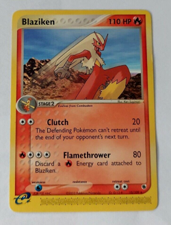Pokemon Card 15/109 Blaziken Non-Holo Rare EX Ruby & Sapphire Near Mint - Image 1
