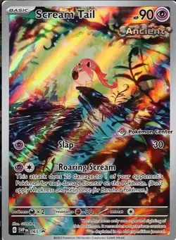 Scream Tail Pokemon Center Exclusive 065 Sv: Scarlet & Violet Promo Cards Holo - Image 1