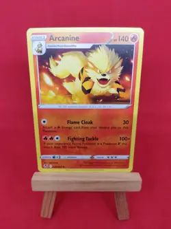 020/195 Arcanine Rare Silver Tempest Pokemon TCG Card Sword & Shield SWSH 2022 - Image 1