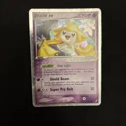 Jirachi EX 94/100 Holo Ultra Rare Card LP - Pokemon TCG - Image 3