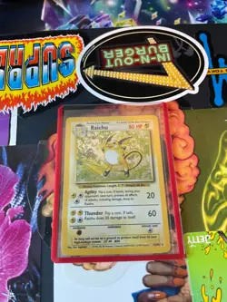 Raichu 14/102 Holo Rare Base Set Unlimited Card Pokemon TCG WOTC* - Image 1