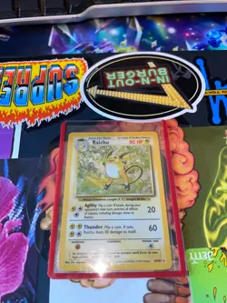 Raichu 14/102 Holo Rare Base Set Unlimited Card Pokemon TCG WOTC* - Image 2