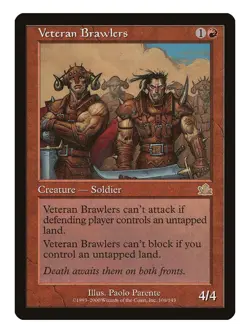 Veteran Brawlers MTG Prophecy Rare LP Lightly Played Single Card - Image 1