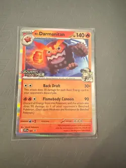 Pokemon Scarlet & Violet N's Darmanitan Promo Single Card SVP181 - Image 1