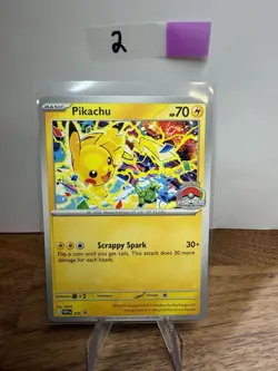 Pikachu Promo 2025 World Championships SVP EN 225 Pokemon Card Worlds - Image 1
