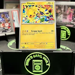 Pokemon Pikachu TCG Promo Card SVP225 2025 World Championships - Image 1