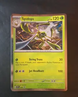 Pokemon Spidops Swirl Card Holo Promo Full HD Galaxy - Image 5