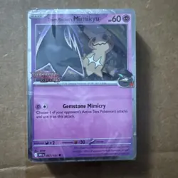 Pokemon TCG Team Rockets Mimikyu Stamped Card #087/182 WHOLE DECK SEALED - Image 1