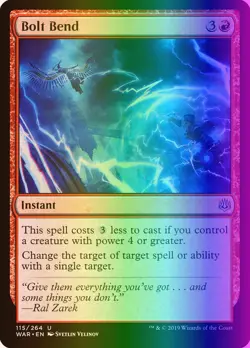 MTG Magic the Gathering Bolt Bend (115/330) War of the Spark LP FOIL - Image 1