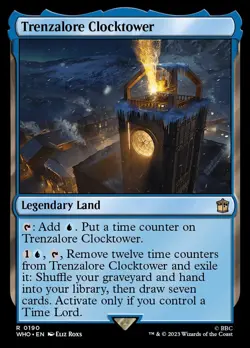 MTG Magic the Gathering Trenzalore Clocktower (190/1208) Doctor Who LP - Image 1