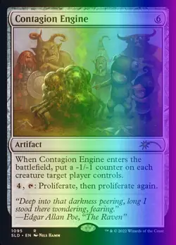 MTG Contagion Engine (1095/1990) Secret Lair Drop Series LP FOIL - Image 1