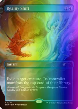 MTG Reality Shift (Rainbow Foil) (1781b/1990) Secret Lair Drop Series NM FOIL - Image 1