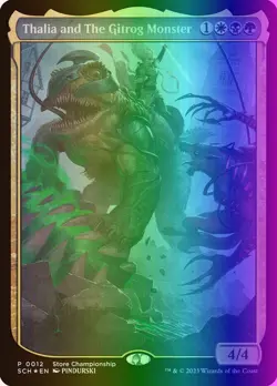 MTG Thalia and The Gitrog Monster (12/34) Store Championships 2022 LP FOIL - Image 1