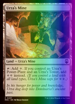 MTG Urza's Mine (401r/782) Modern Horizons 3 Commander LP FOIL - Image 1