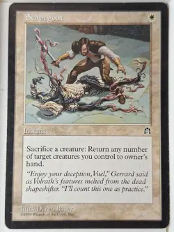 Scapegoat - Stronghold - Magic the Gathering MTG Nice! - Image 1