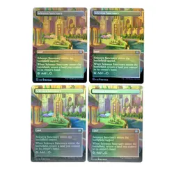 x4 FOIL Selesnya Sanctuary Borderless Double Masters 2022 2x2 MTG Magic Green - Image 1