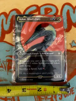 Kykar Wind's Fury (Borderless) Commander Masters *Pin* Magic Con Exclusive NM - Image 4