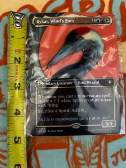 Kykar Wind's Fury (Borderless) Commander Masters *Pin* Magic Con Exclusive NM - Image 5