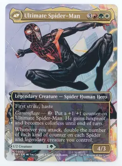 Miles Morales Ultimate Spider-Man 0200 Mythic Borderless MTG Marvel Spider-Man - Image 2