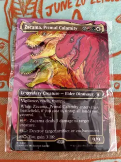 Zacama Primal Calamity Magic Con Pin Promo NM/M MTG Magic - Image 1