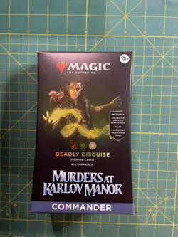 Murders at Karlov Manor Deadly Disguise Commander Deck | MTG | Factory Sealed - Image 1