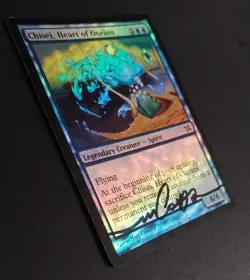 MTG - Magic: The Gathering - Chisei, Heart of Oceans - BOK (LP) (FOIL) (SIGNED) - Image 3
