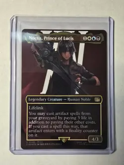 Noctis, Prince of Lucis (0546) (Borderless) MTG Final Fantasy Surge Foil Rare NM - Image 1