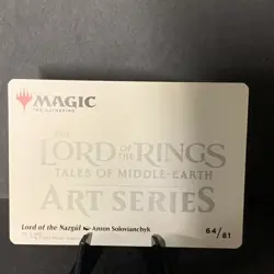 MTG - LotR Art Series: Lord of the Nazgul 64/81 - LP Condition WOTC - Image 2