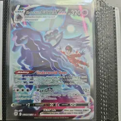 Pokemon Card Shadow Rider Calyrex VMAX TG18/TG30 Astral Radiance Full Art NM - Image 1
