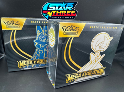 Mega Evolution MEG Elite Trainer Box ETB Set of 2 Lucario & Gardevoir NEW SEALED - Image 1