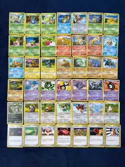 Diamond & Pearl 2007 Pokemon Lot (42) Vintage Era Bulk Non Holo Rare - Image 1