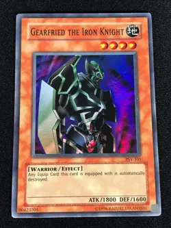 Yugioh Gearfried the Iron Knight PSV-101 Super (LP) - Image 1