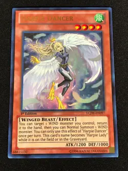 Yugioh Harpie Dancer LCJW-EN097 1st Ultra (NM) - Image 1