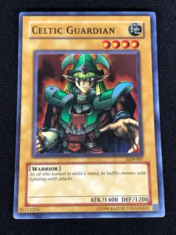 Yugioh Celtic Guardian LOB-007 Super (LP) - Image 1