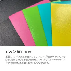 Nakabayashi Trading Card Sleeves Regular Size Double Layer Color/Embossed Mat 80 - Image 4