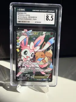 Pokemon Sylveon EX Radiant Collection TCG Card RC32/RC32 Generations - Image 1
