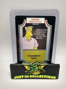 2003 The Simpsons: Trading Card Game - Rainier Wolfcastle - FOIL - Image 1