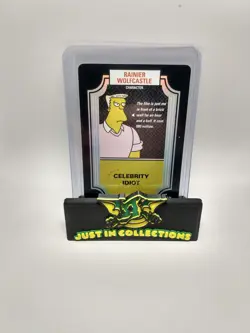 2003 The Simpsons: Trading Card Game - Rainier Wolfcastle - FOIL - Image 2