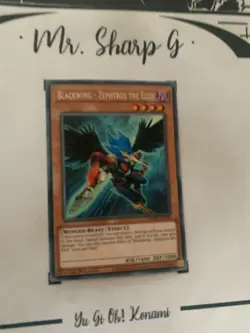 BLACKWING - ZEPHYROS THE ELITE - 1st EDITION MAZE-EN039 ENGLISH Yu-Gi-Oh! CARD - Image 2